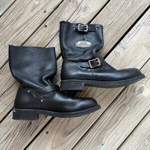 Weinbrenner Men's Sturgis Boots Black Leather Size 12 D Width